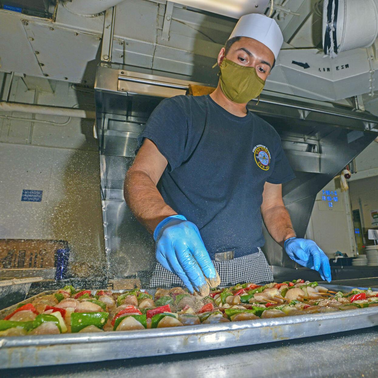 Culinary Specialist Seaman Cazares Ramirez